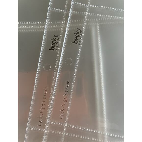 Becky Higgins Project Life 12X12 Page Protectors Clear Design A Refill Lot 44 - Picture 3 of 5